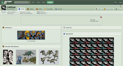 Desktop Screenshot of cherdak.deviantart.com