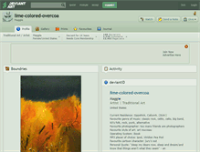 Tablet Screenshot of lime-colored-overcoa.deviantart.com