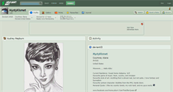 Desktop Screenshot of mystykismet.deviantart.com