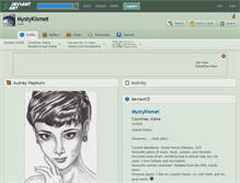 Tablet Screenshot of mystykismet.deviantart.com