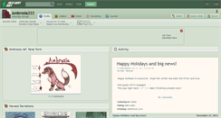 Desktop Screenshot of ambrosia333.deviantart.com