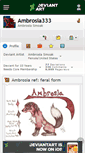 Mobile Screenshot of ambrosia333.deviantart.com