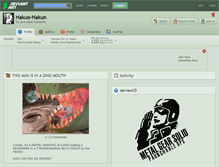 Tablet Screenshot of hakuo-hakun.deviantart.com