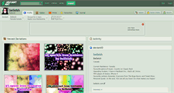 Desktop Screenshot of belleish.deviantart.com