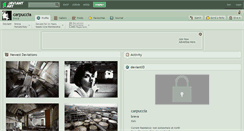 Desktop Screenshot of carpuccia.deviantart.com