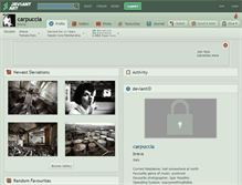 Tablet Screenshot of carpuccia.deviantart.com