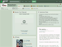 Tablet Screenshot of disneysmut.deviantart.com