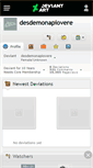 Mobile Screenshot of desdemonapiovere.deviantart.com