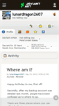 Mobile Screenshot of lunardragon2607.deviantart.com