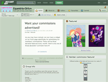 Tablet Screenshot of equestria-girls.deviantart.com