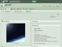 Tablet Screenshot of mamc2501.deviantart.com