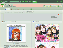 Tablet Screenshot of ninilatigrese.deviantart.com