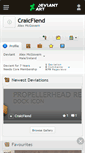 Mobile Screenshot of craicfiend.deviantart.com