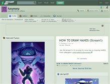 Tablet Screenshot of funymony.deviantart.com