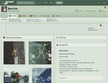 Tablet Screenshot of beertree.deviantart.com