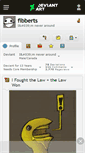 Mobile Screenshot of fibberts.deviantart.com