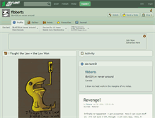 Tablet Screenshot of fibberts.deviantart.com