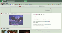 Desktop Screenshot of iron-zing.deviantart.com