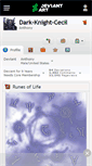 Mobile Screenshot of dark-knight-cecil.deviantart.com