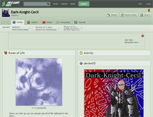 Tablet Screenshot of dark-knight-cecil.deviantart.com