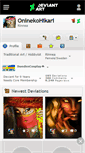 Mobile Screenshot of oninekohikari.deviantart.com