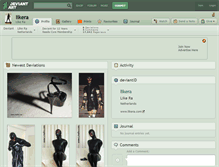 Tablet Screenshot of likera.deviantart.com