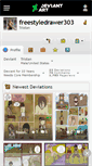 Mobile Screenshot of freestyledrawer303.deviantart.com