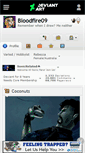 Mobile Screenshot of bloodfire09.deviantart.com