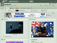Tablet Screenshot of bloodfire09.deviantart.com