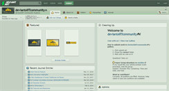 Desktop Screenshot of deviantartcommunity.deviantart.com