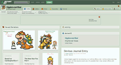 Desktop Screenshot of gigabowsertikal.deviantart.com