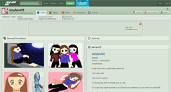Desktop Screenshot of amyfan405.deviantart.com