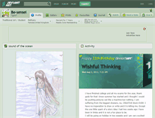 Tablet Screenshot of be-sensei.deviantart.com