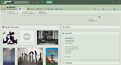 Desktop Screenshot of la-lamour.deviantart.com