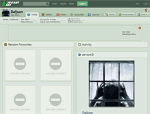 Tablet Screenshot of daijuon.deviantart.com