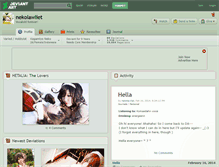 Tablet Screenshot of nekolawliet.deviantart.com