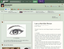 Tablet Screenshot of mimokogirl.deviantart.com