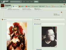 Tablet Screenshot of chaosran.deviantart.com