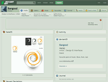 Tablet Screenshot of bangood.deviantart.com