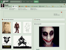 Tablet Screenshot of peshi.deviantart.com