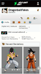 Mobile Screenshot of dragonballfakes.deviantart.com