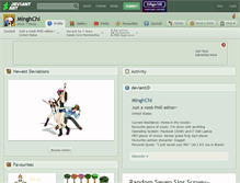 Tablet Screenshot of minghchi.deviantart.com