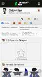 Mobile Screenshot of cidow-san.deviantart.com