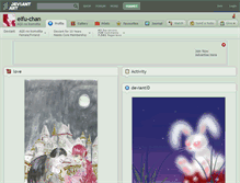 Tablet Screenshot of elfu-chan.deviantart.com