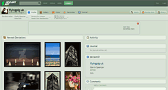 Desktop Screenshot of flyingpig-uk.deviantart.com