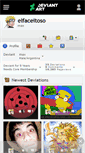 Mobile Screenshot of elfaceitoso.deviantart.com