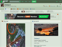 Tablet Screenshot of chelsea-c.deviantart.com