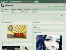 Tablet Screenshot of princepessa.deviantart.com