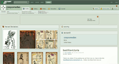 Desktop Screenshot of crazycomedian.deviantart.com