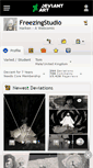 Mobile Screenshot of freezingstudio.deviantart.com